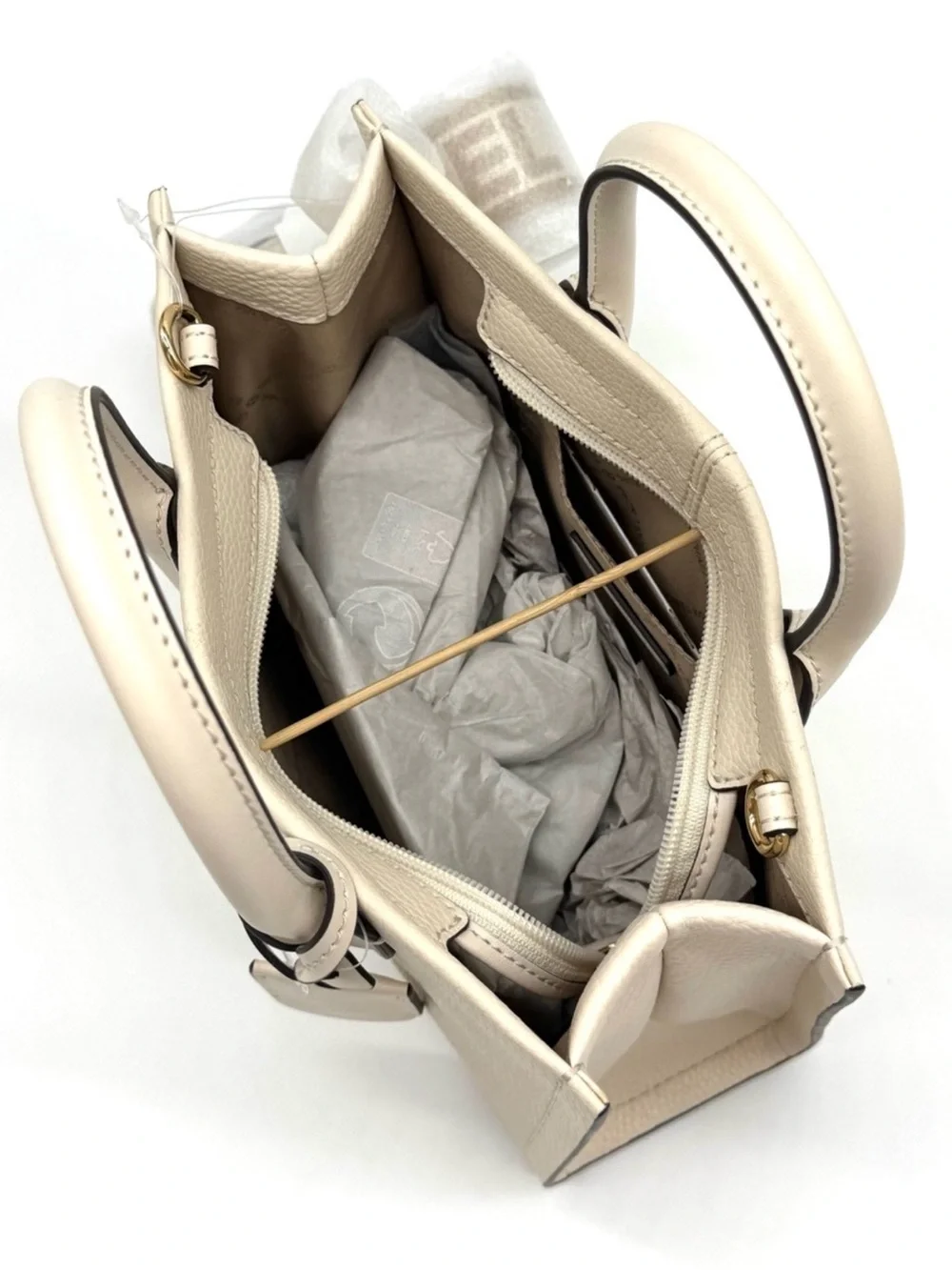 Michael Kors Mirella Small Shopper TZ Xbody Bag Light Cream